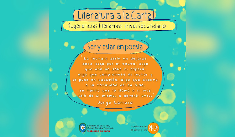 Literatura a la carta. Sugerencias de lecturas por nivel educativo Literatura a la carta. Sugerencias de lecturas por nivel educativo