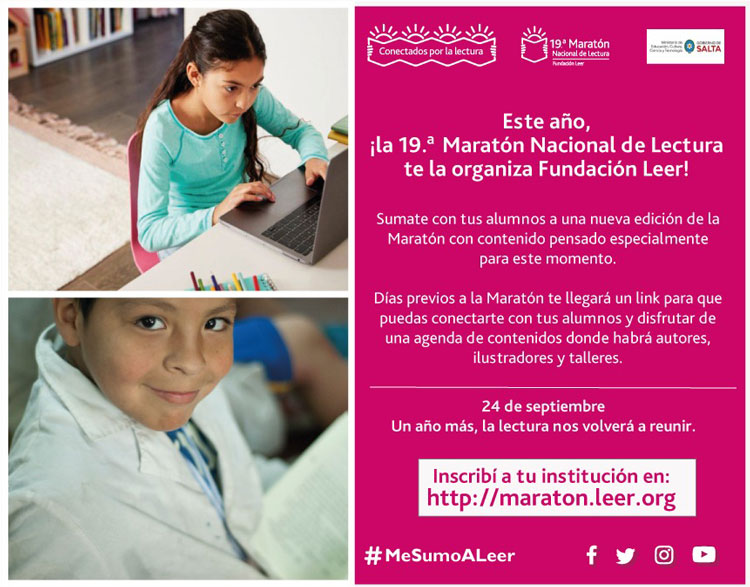 19º Maratón Nacional de Lectura 19º Maratón Nacional de Lectura