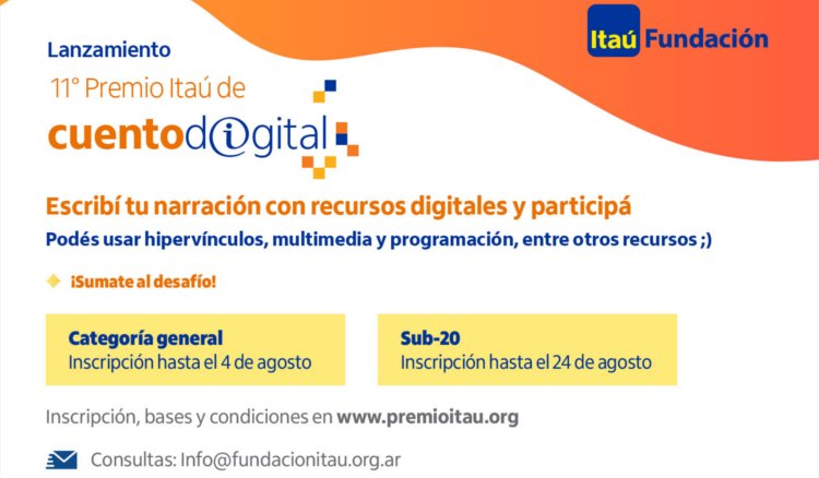 Lanzamiento 11º Premio Itaú de Cuento Digital Lanzamiento 11º Premio Itaú de Cuento Digital