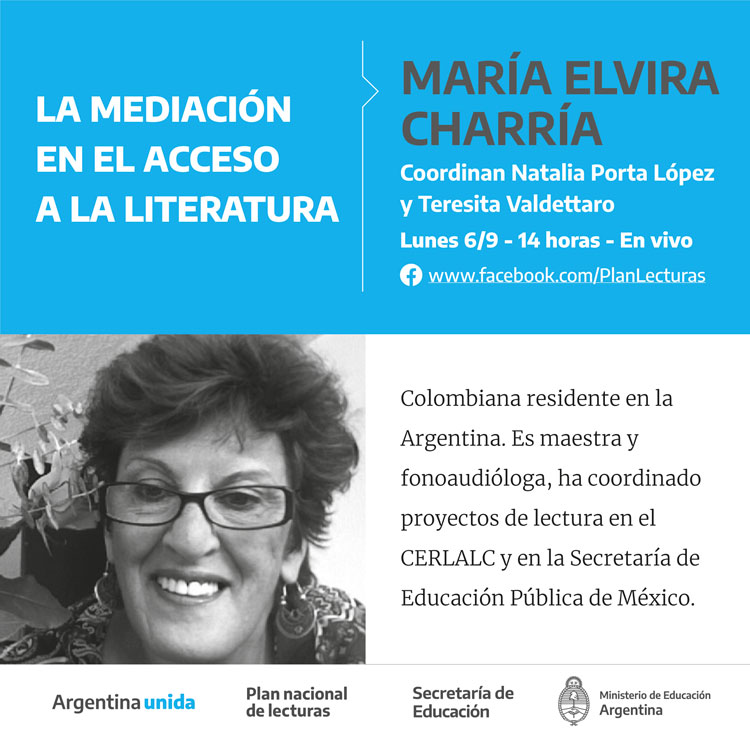 Conversatorio “La mediación en el acceso a la literatura” Conversatorio “La mediación en el acceso a la literatura”