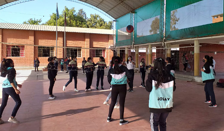 Chicos de la escuela Mariano Boedo participaron de la iniciativa Plaza de Juegos Imagen iniciativa Plaza de Juegos
