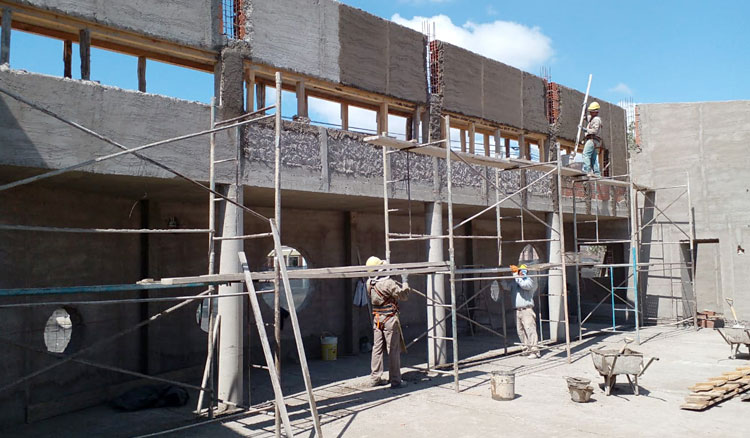 En barrio Solidaridad se construye una nueva sala de nivel inicial Fotografía En barrio Solidaridad se construye una nueva sala de nivel inicial