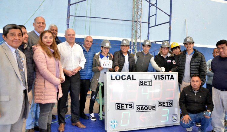 studiantes de Campo Santo construyeron tableros tanteadores para Gimnasia y Tiro studiantes de Campo Santo construyeron tableros tanteadores para Gimnasia y Tiro