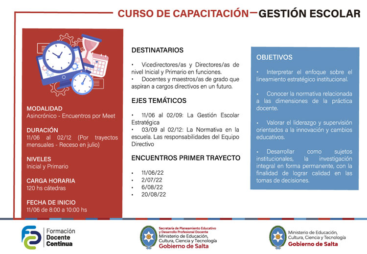 Capacitación docente sobre gestión escolar Imagen Capacitación docente sobre gestión escolar