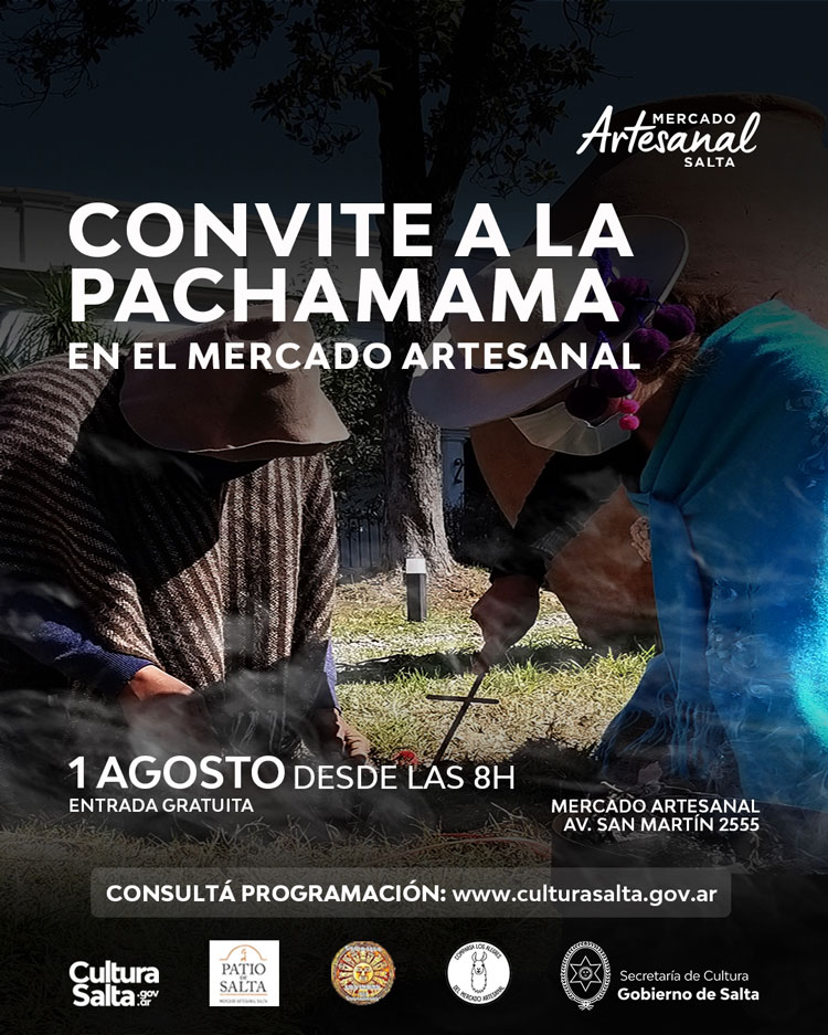 Convite a la Pachamama en el Mercado Artesanal de Salta Imagen Convite a la Pachamama en el Mercado Artesanal de Salta