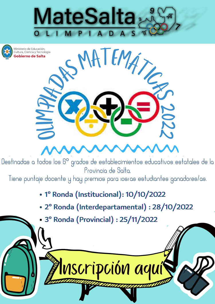 Olimpiadas Mate Salta 2022 Olimpiadas Mate Salta 2022