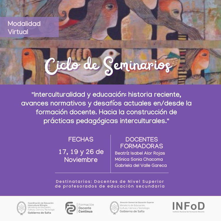 Ciclo de seminarios, interculturalidad y educación Imagen Ciclo de seminarios, interculturalidad y educación