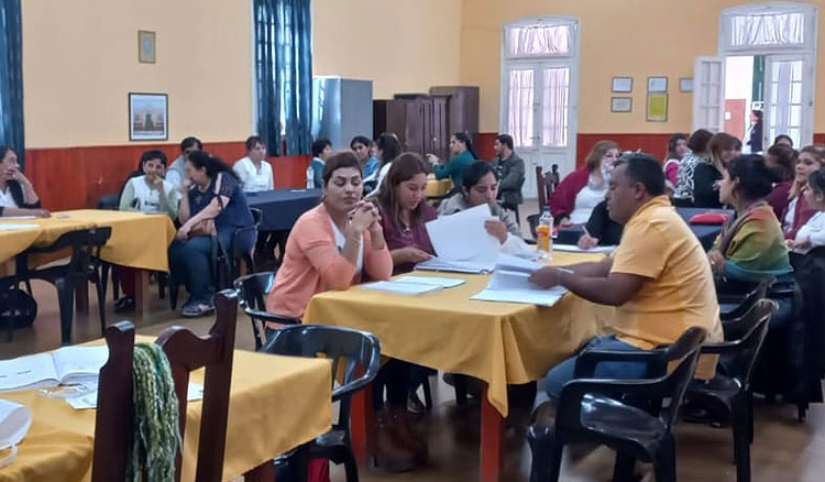 Se realizó el Tercer Encuentro del “Programa de Fortalecimiento a la Alfabetización” en Rosario de la Frontera y Metán Fotografía Se realizó el Tercer Encuentro del “Programa de Fortalecimiento a la Alfabetización” en Rosario de la Frontera y Metán