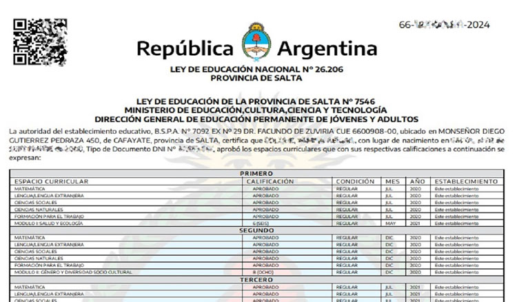 A partir de este año Salta emitirá títulos digitales Imágen:A partir de este año Salta emitirá títulos digitales