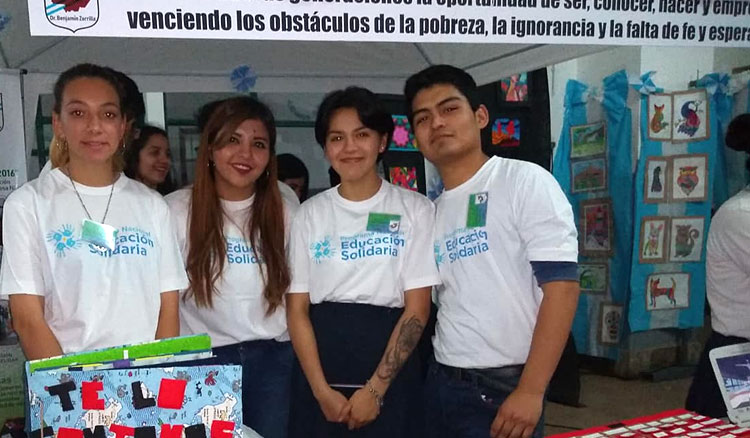 Cerca de 3000 estudiantes secundarios tejen redes de solidaridad en la Provincia Fotografía: Cerca de 3000 estudiantes secundarios tejen redes de solidaridad en la Provincia