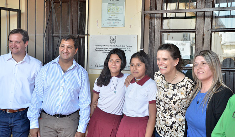 Autoridades educativas recorrieron escuelas de Rosario de la Frontera Fotografía: Autoridades educativas recorrieron escuelas de Rosario de la Frontera