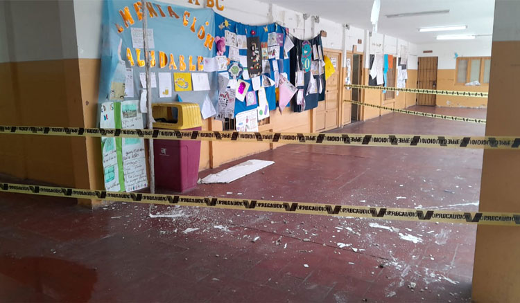 Temporal: algunas unidades educativas suspendieron sus actividades Fotografía Temporal: algunas unidades educativas suspendieron sus actividades