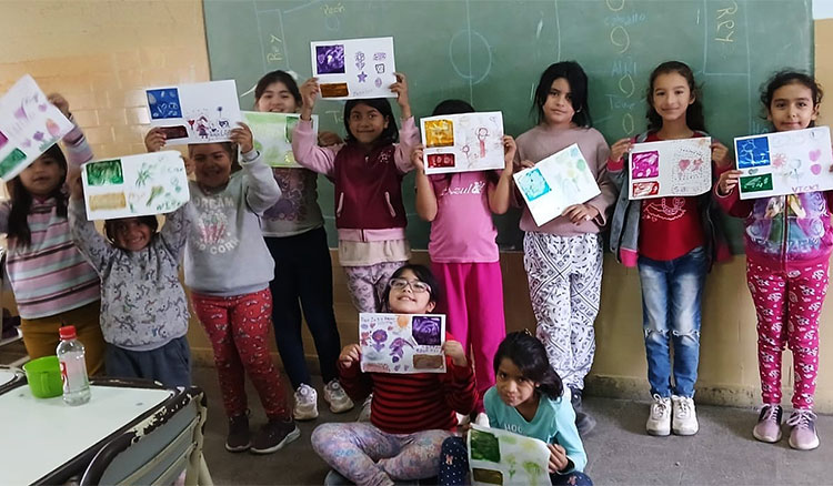 Estudiantes conmemoraron el Día Mundial del Arte Fotografía: Estudiantes conmemoraron el Día Mundial del Arte