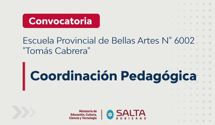 Imagen: Convocatoria Coordinación Pedagógica