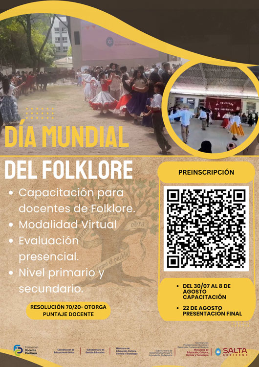 Día Mundial del Folklore Imagen: Día Mundial del Folklore