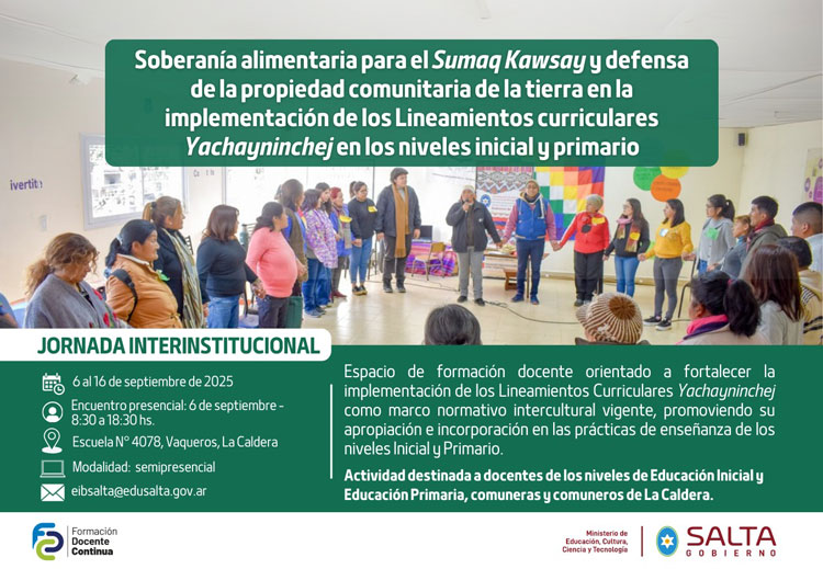 Imagen: Yachayninchej Lineamientos curriculares del pueblo kolla