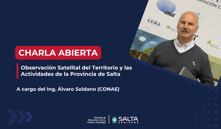 Charla abierta: Observación Satelital del Territorio... Imagen: Charla abierta: Observación Satelital del Territorio...