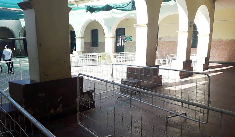 Educación y de Obras Públicas relevaron las obras de acondicionamiento a ejecutar en la escuela Gral. Pizarro Educación y de Obras Públicas relevaron las obras de acondicionamiento a ejecutar en la escuela Gral. Pizarro