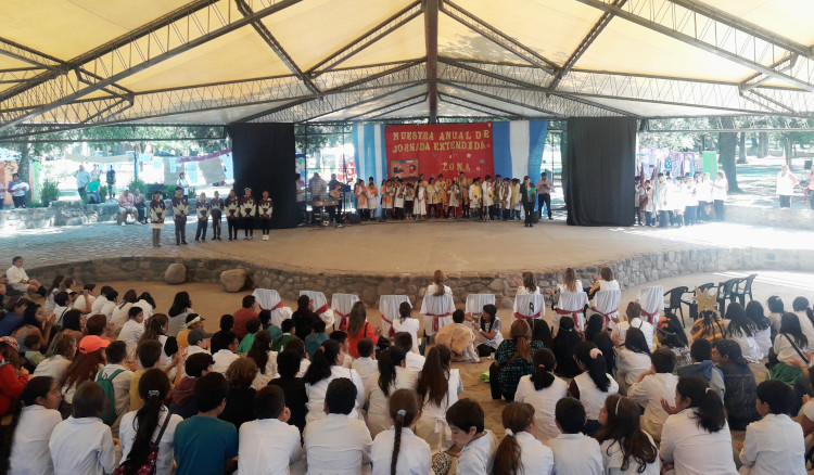 Muestra anual de escuelas con jornada extendida Muestra anual de escuelas con jornada extendida