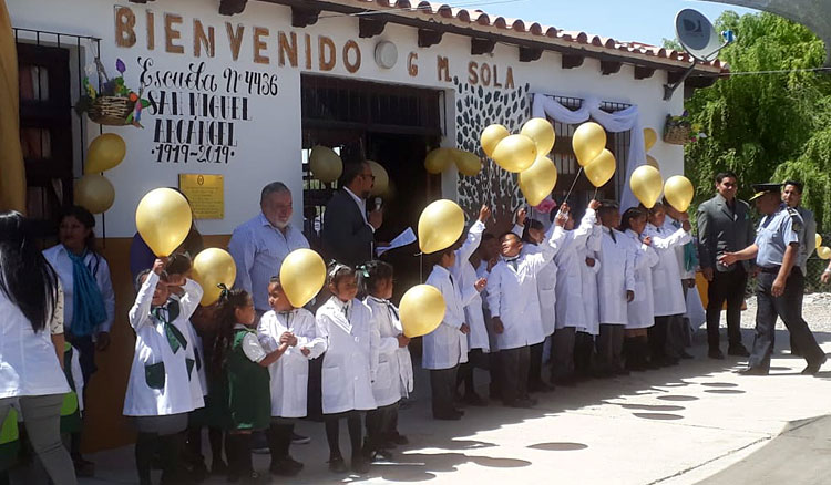 Centenario de la escuela San Miguel Arcángel de Gobernador Solá Centenario de la escuela San Miguel Arcángel de Gobernador Solá