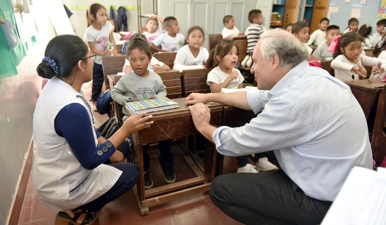 Funcionarios de Educación recorrieron escuelas de Campo Quijano Funcionarios de Educación recorrieron escuelas de Campo Quijano