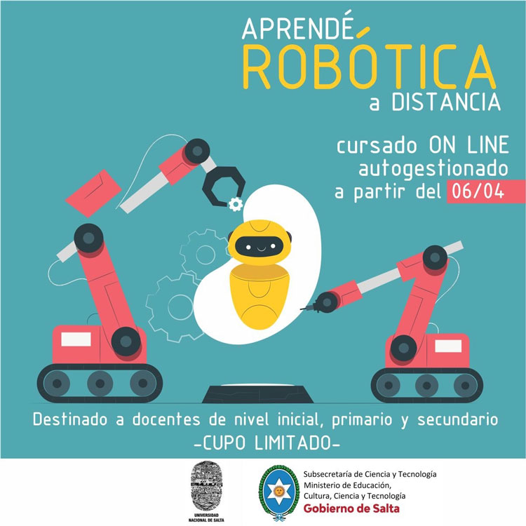 Docentes podrán capacitarse a distancia en Robótica Educativa Docentes podrán capacitarse a distancia en Robótica Educativa