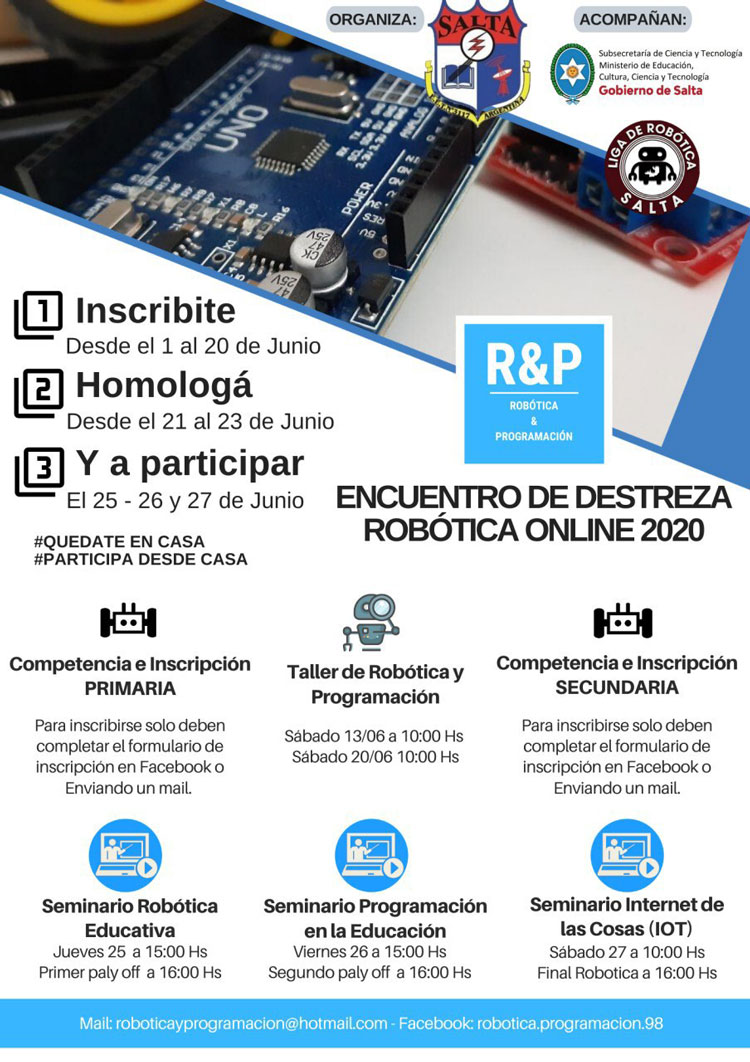 Organizan un encuentro online sobre destreza robótica Organizan un encuentro online sobre destreza robótica