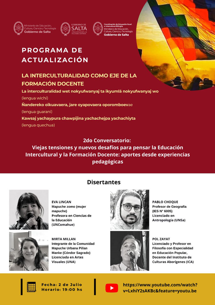 Educación continúa con las capaciones en interculturalidad Educación continúa con las capaciones en interculturalidad