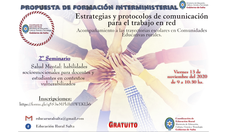 Propuesta de Formación Interministerial: Estrategias y Protocolos de Comunicación para un Trabajo en Red Propuesta de Formación Interministerial: Estrategias y Protocolos de Comunicación para un Trabajo en Red