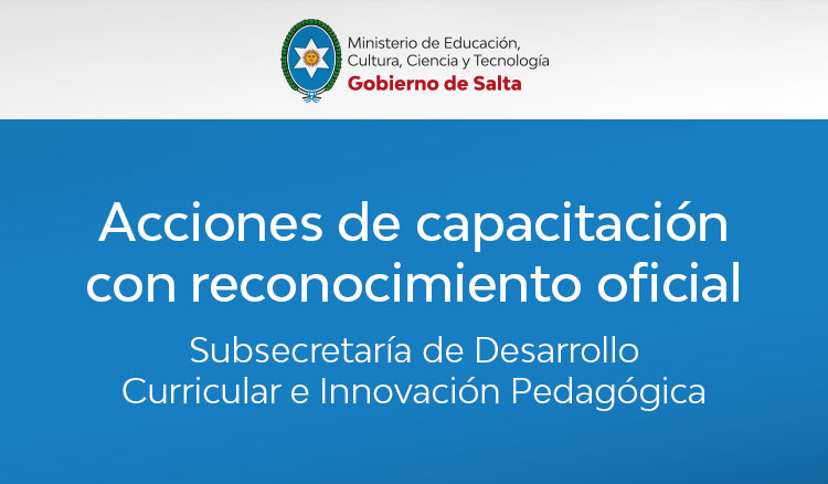 Acciones de capacitación con reconocimiento oficial Acciones de capacitación con reconocimiento oficial